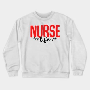 Nurse Life Christmas Crewneck Sweatshirt